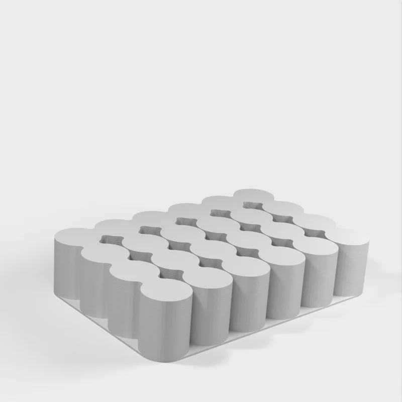 Support pour piles AA, AAA, 18650 et 9V (impression en mode vase)