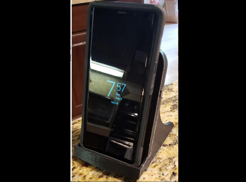 Support de charge pour Samsung Galaxy Note 9 avec étui Otterbox et chargeur EP-PG900IBE