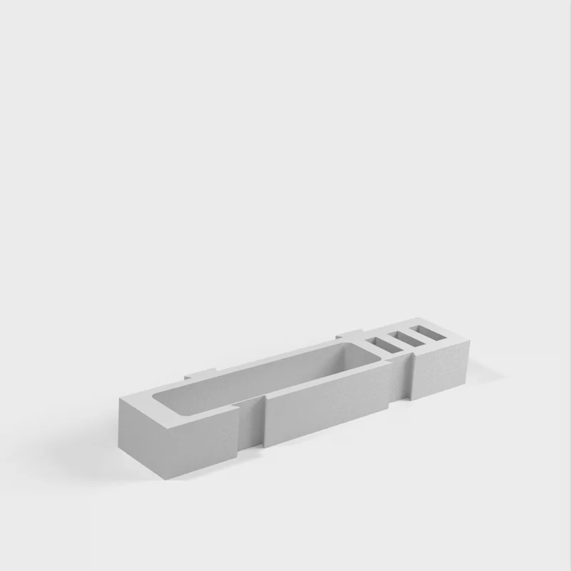 Organisateur de bureau modulaire pour USB, Micro SD, SD, et différentes tailles de stylos et crayons