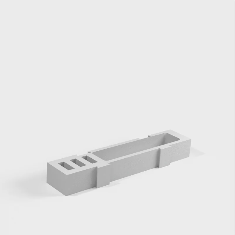 Organisateur de bureau modulaire pour USB, Micro SD, SD, et différentes tailles de stylos et crayons