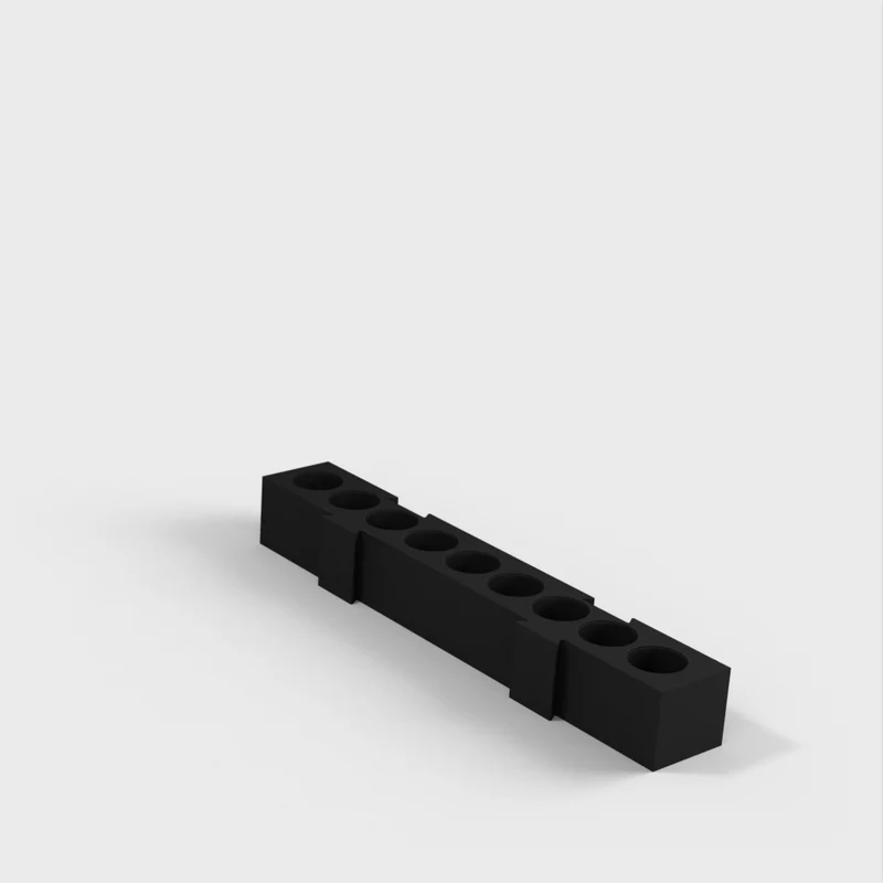 Organisateur de bureau modulaire pour USB, Micro SD, SD, et différentes tailles de stylos et crayons