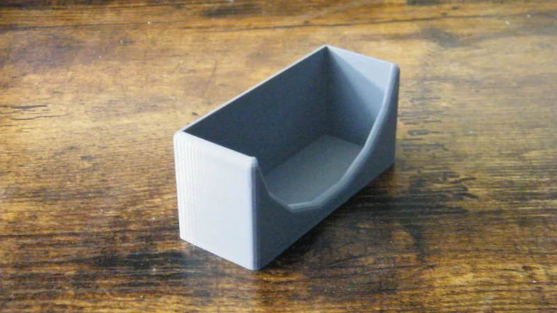 Porte-cartes de visite en aluminium
