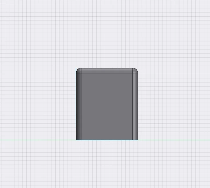 Porte-cartes de visite en aluminium