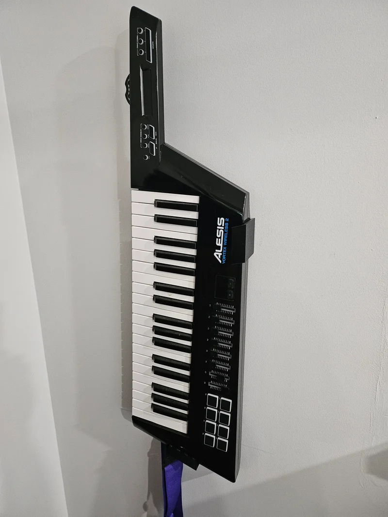 Support mural pour Alesis Vortex 2 Trådløs Keytar avec support pour dongle (2 pièces)