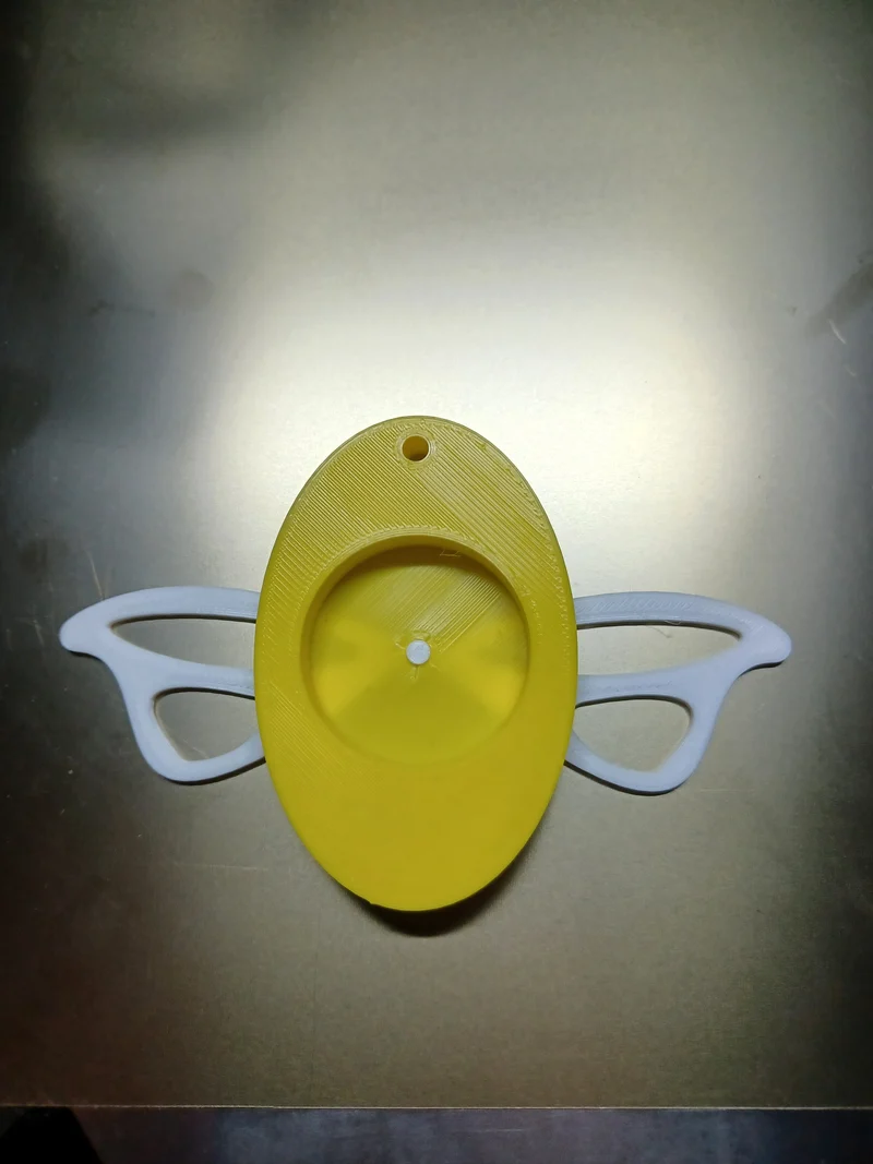 Porte-clés Airtag - abeille avec ailes amovibles