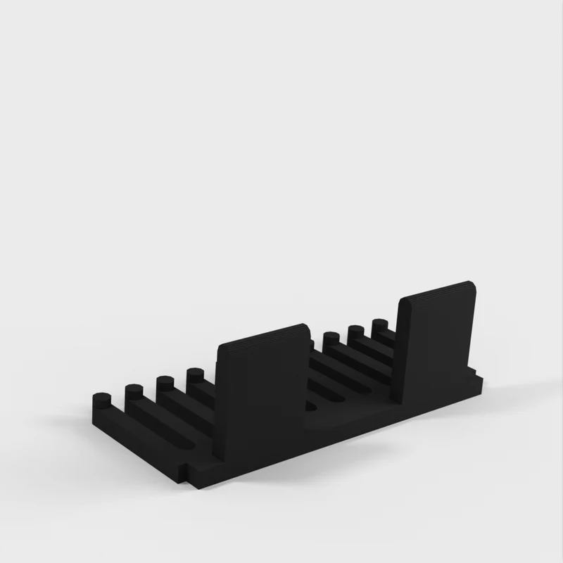 Peigne porte-câbles sans crochet pour utilisation avec du ruban adhésif double face ou des bandes adhésives de contact 3M