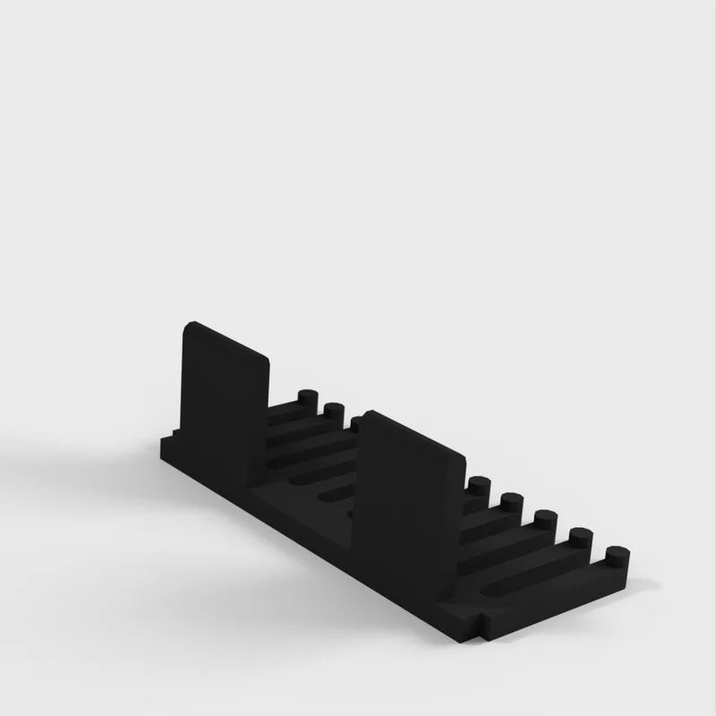 Peigne porte-câbles sans crochet pour utilisation avec du ruban adhésif double face ou des bandes adhésives de contact 3M