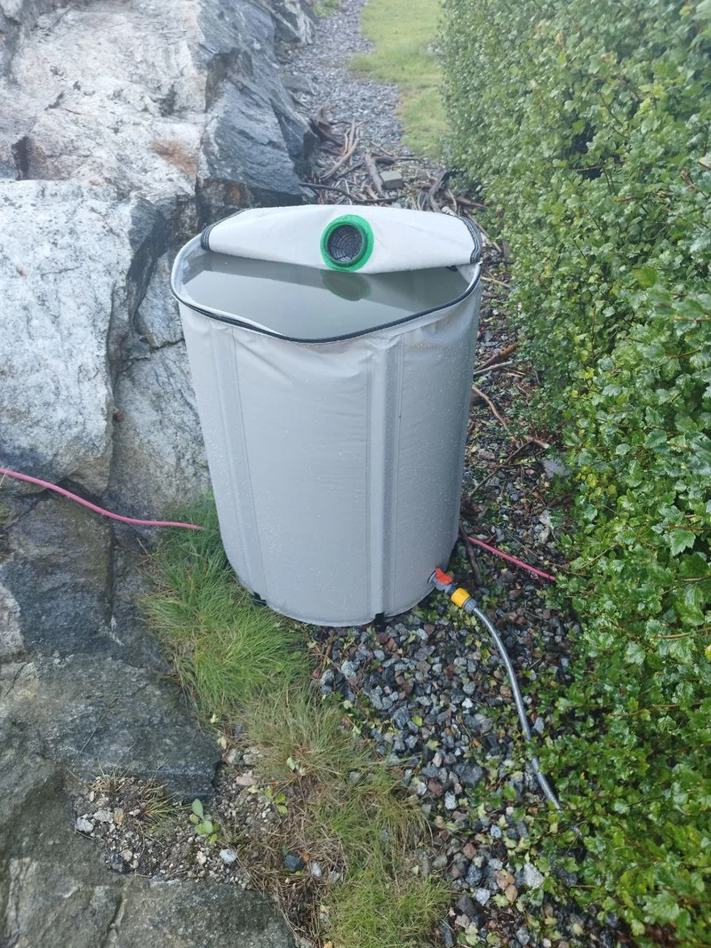 Collecteur d'eau de pluie pour gouttières - connecteur de tuyau 1/2"