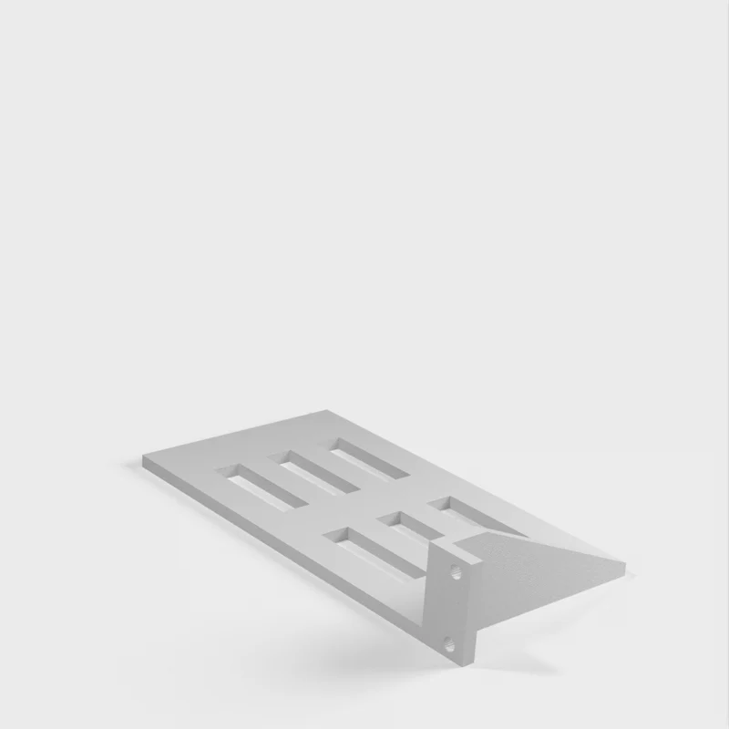 Étagère demi-rack 1U (1 montant) pour le montage de serveurs