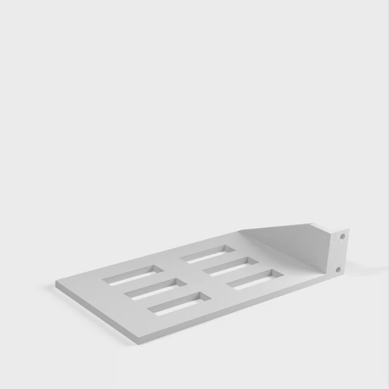 Étagère demi-rack 1U (1 montant) pour le montage de serveurs