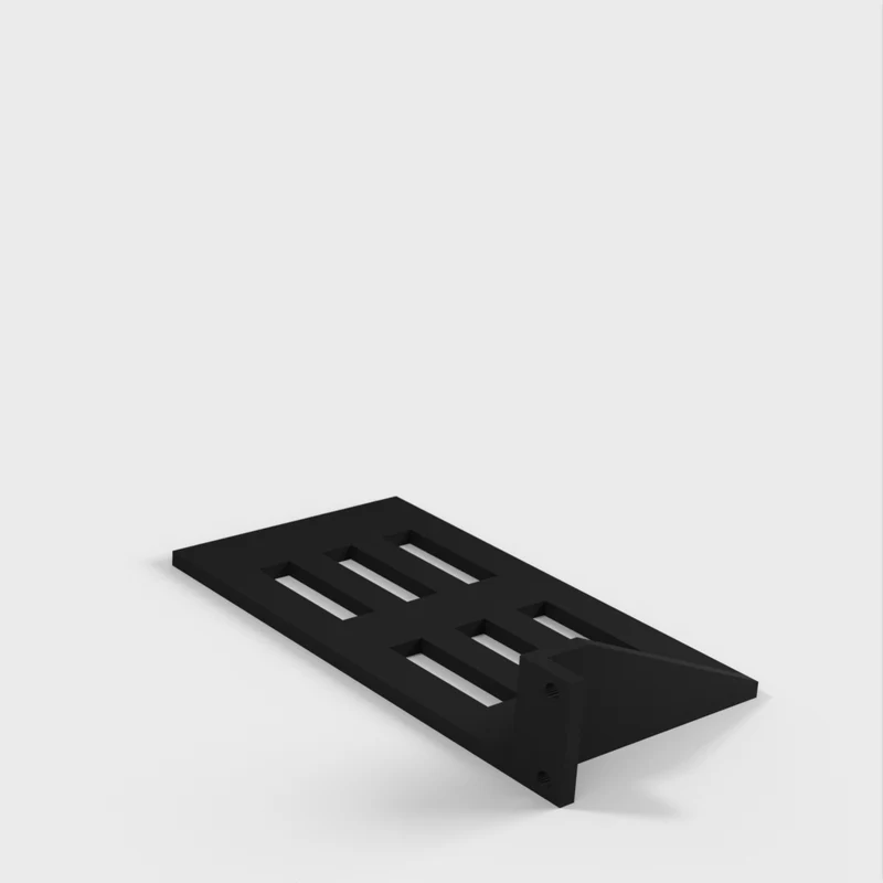 Étagère demi-rack 1U (1 montant) pour le montage de serveurs