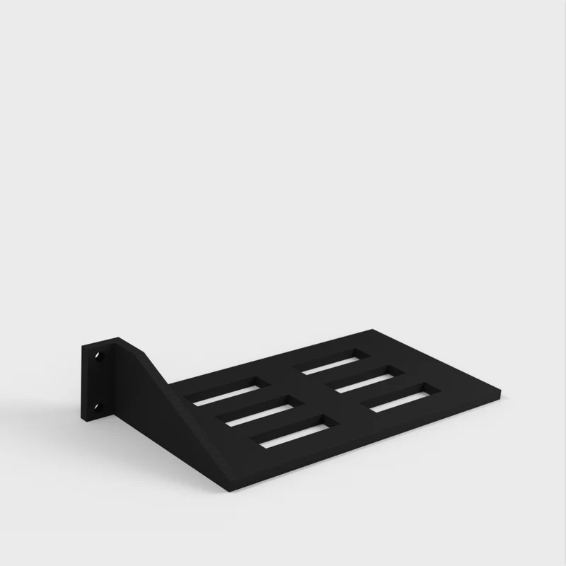 Étagère demi-rack 1U (1 montant) pour le montage de serveurs