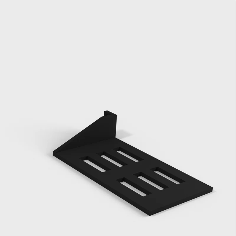 Étagère demi-rack 1U (1 montant) pour le montage de serveurs