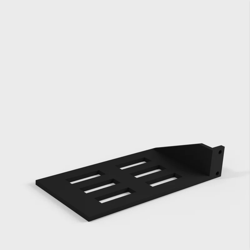 Étagère demi-rack 1U (1 montant) pour le montage de serveurs