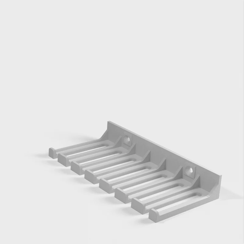 Porte-câbles de 6 mm avec trous de vis pour laboratoire