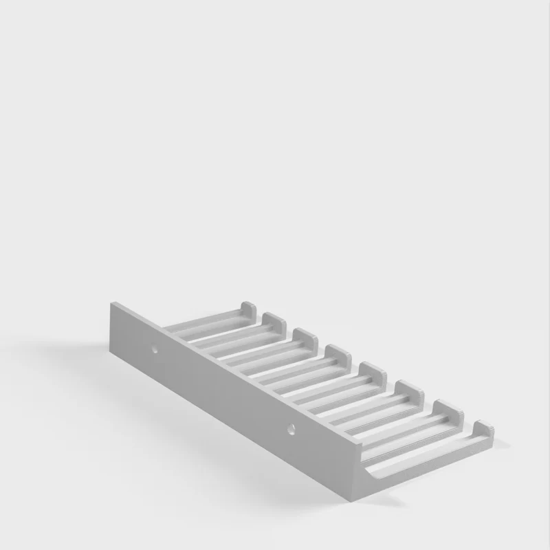 Porte-câbles de 6 mm avec trous de vis pour laboratoire