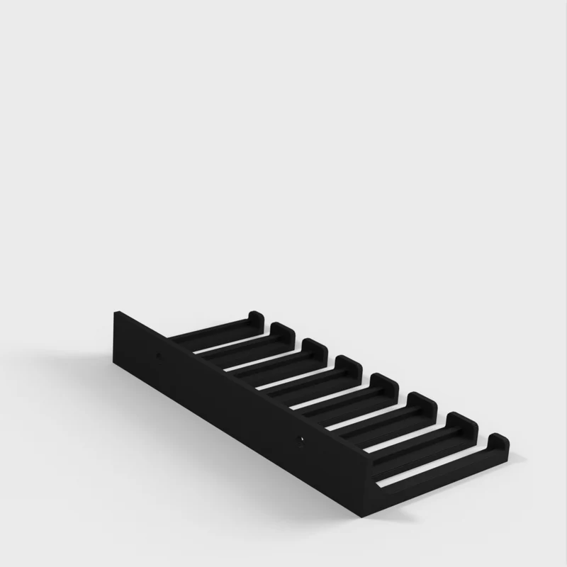 Porte-câbles de 6 mm avec trous de vis pour laboratoire