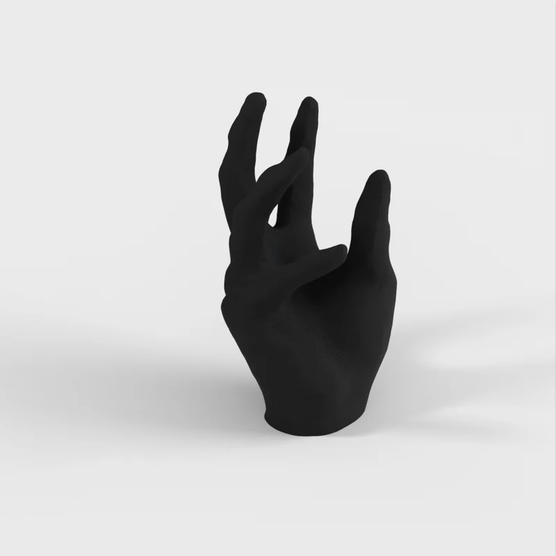 Support pour iPhone scanné en 3D en forme de main