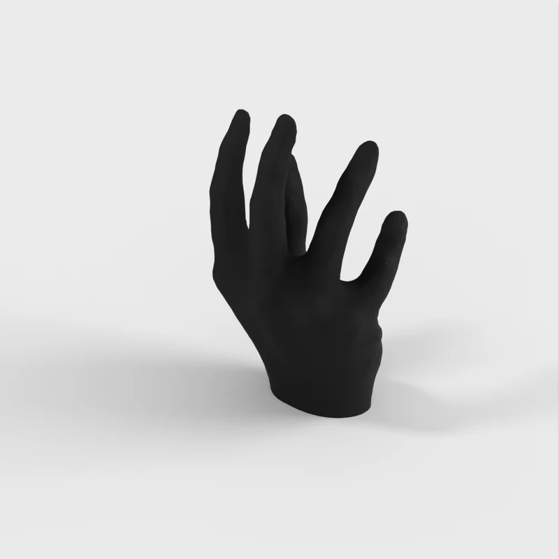 Support pour iPhone scanné en 3D en forme de main