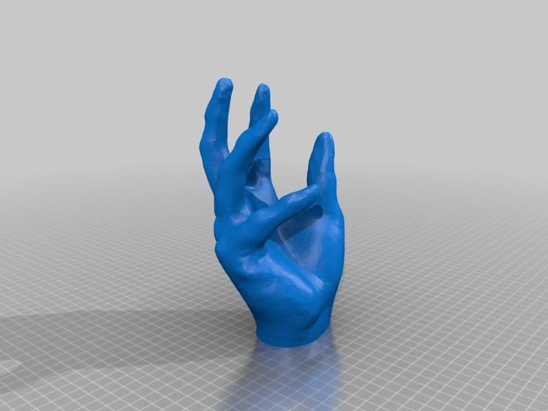 Support pour iPhone scanné en 3D en forme de main
