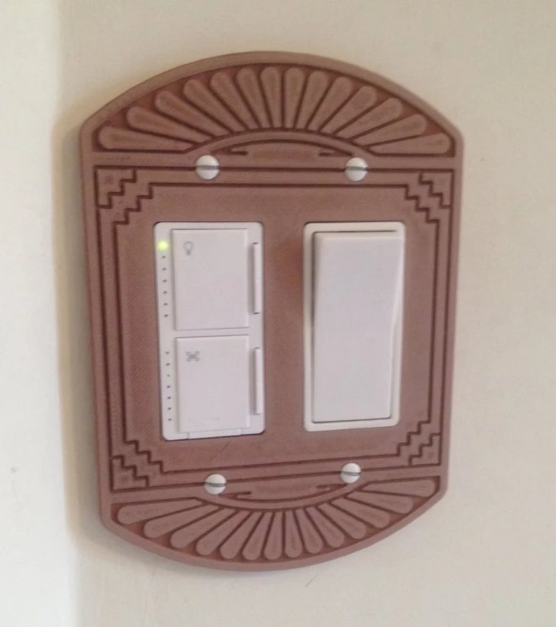 Couvercle d'interrupteur décoratif