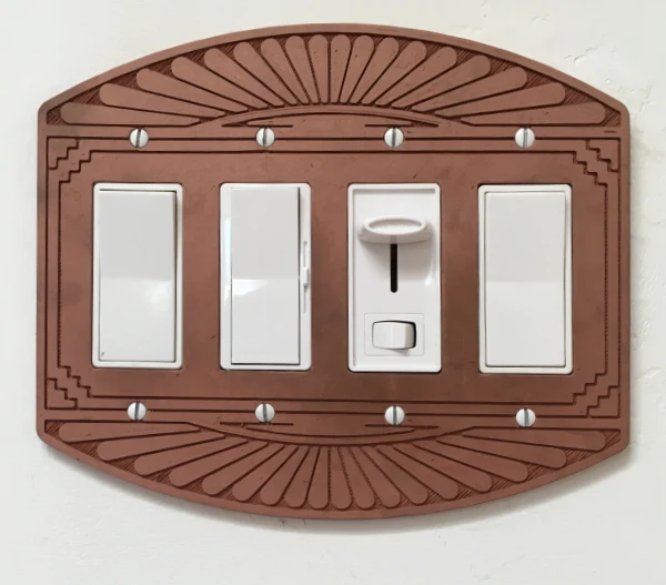 Couvercle d'interrupteur décoratif