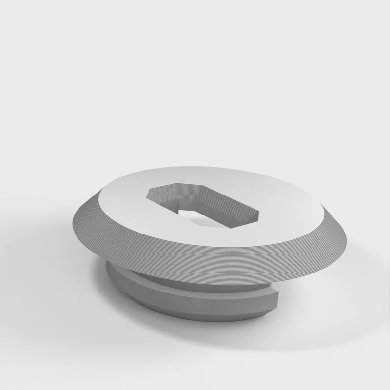 Bureau Ikea Bekant/Galant - système de fixation du filet de gestion des câbles