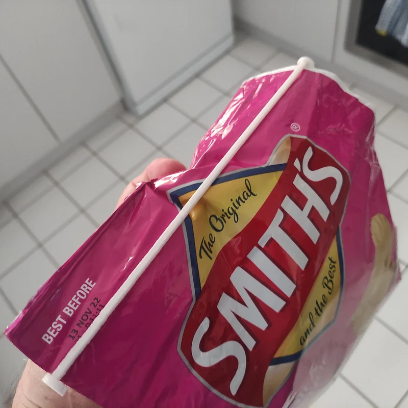 Pince à sacs de chips