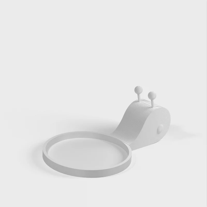 Dessous de plat en forme d'escargot pour la cuisine et le bureau