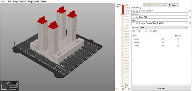 Porte-serviettes pour impression avec PETG