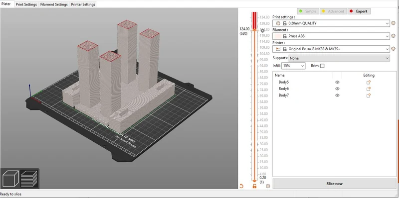 Porte-serviettes pour impression avec PETG