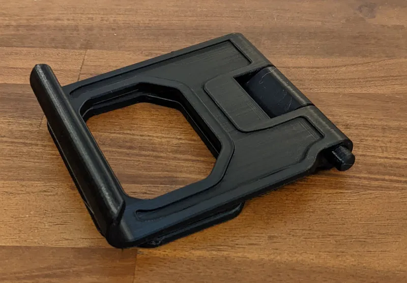 Support réglable pour tablette/téléphone avec fonction bouton-poussoir