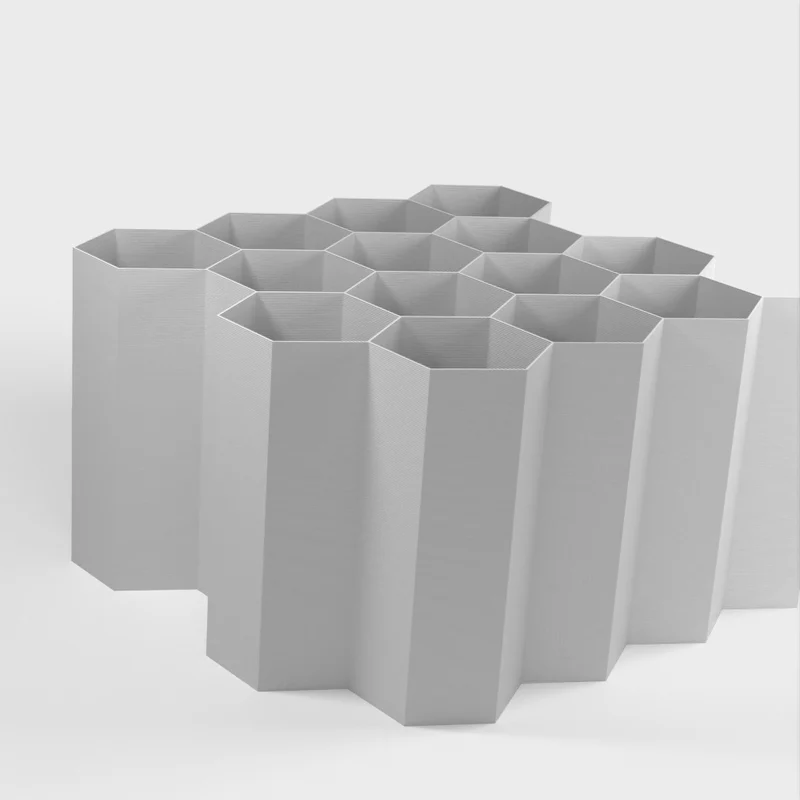 Organisateur de câbles hexagonal pour étagères à câbles et à fils