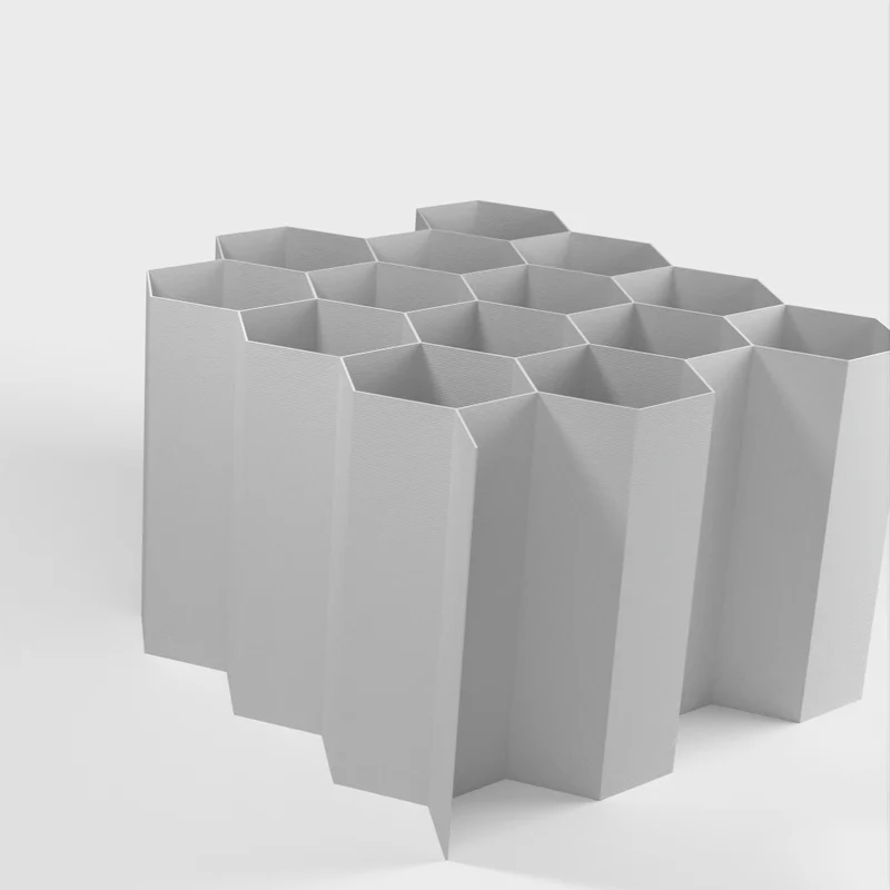 Organisateur de câbles hexagonal pour étagères à câbles et à fils