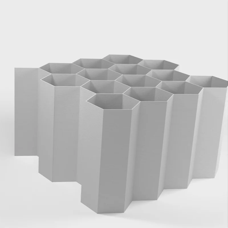 Organisateur de câbles hexagonal pour étagères à câbles et à fils