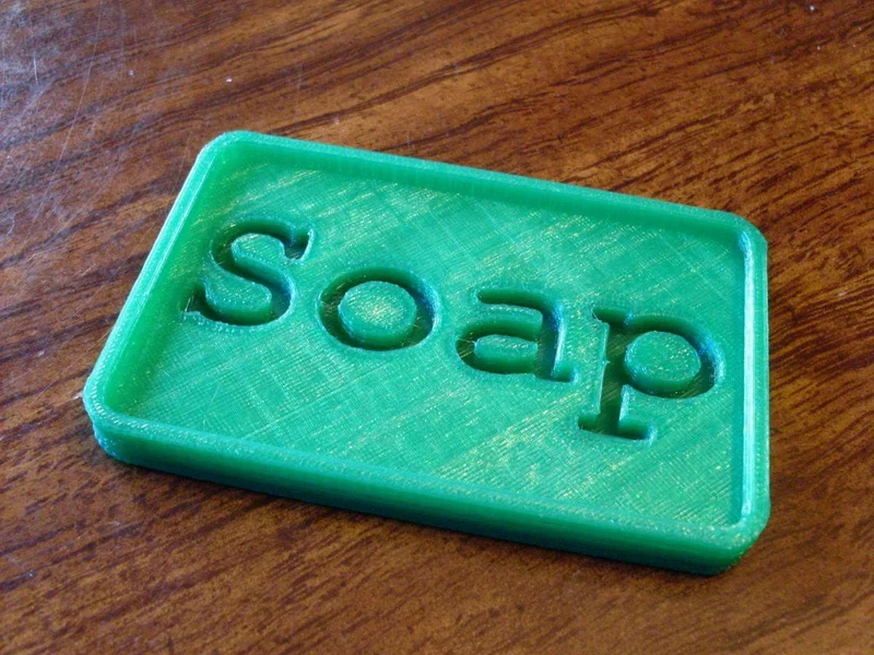 Porte-savon pédagogique intégré