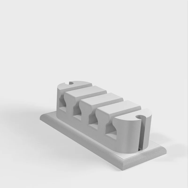 Support de câble avec 4 trous pour les vis