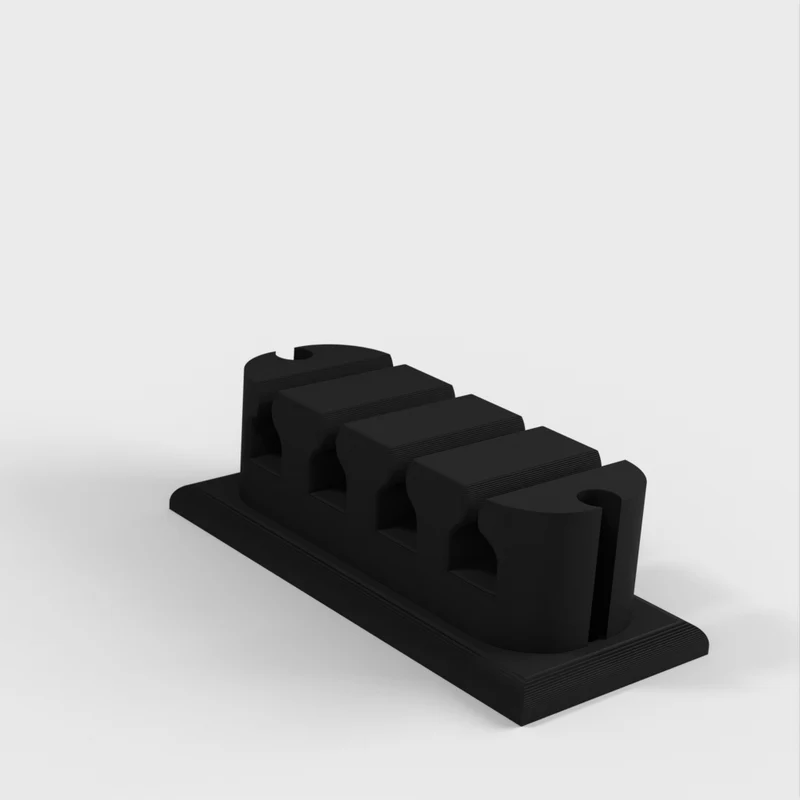 Support de câble avec 4 trous pour les vis