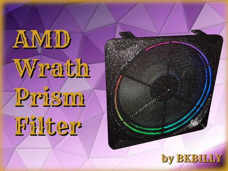 Filtre à poussière du refroidisseur de CPU AMD Wraith Prism