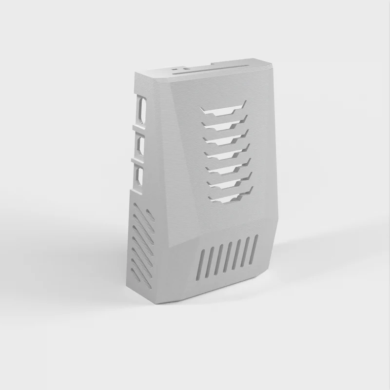 Étui pour Raspberry Pi 5 avec ventilation et espace pour les accessoires originaux