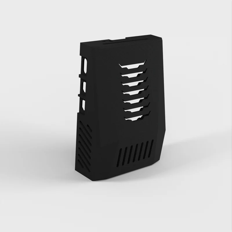 Étui pour Raspberry Pi 5 avec ventilation et espace pour les accessoires originaux