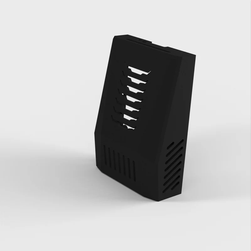 Étui pour Raspberry Pi 5 avec ventilation et espace pour les accessoires originaux