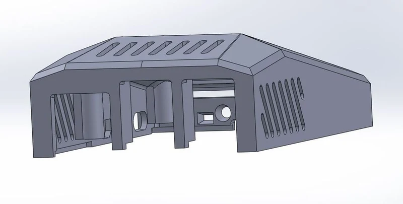 Étui pour Raspberry Pi 5 avec ventilation et espace pour les accessoires originaux