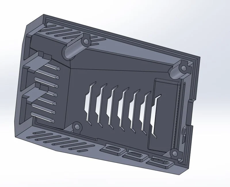 Étui pour Raspberry Pi 5 avec ventilation et espace pour les accessoires originaux