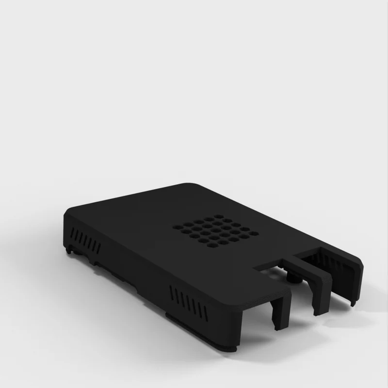 Boîtier Raspberry Pi 5 avec trous d'aération et nouvelle disposition USB/LAN
