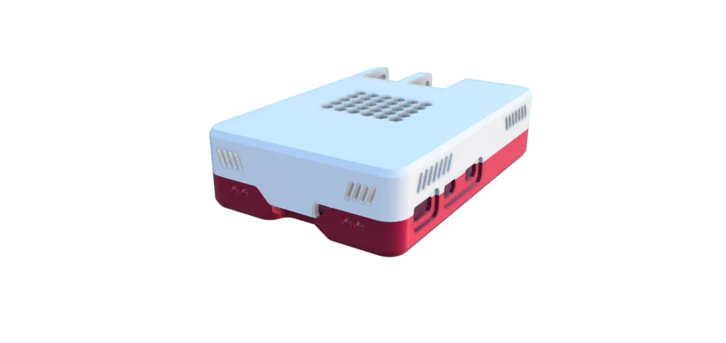 Boîtier Raspberry Pi 5 avec trous d'aération et nouvelle disposition USB/LAN