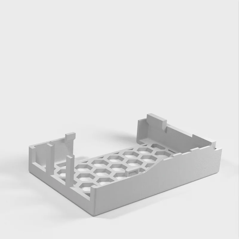 Boîtier pour Raspberry Pi 5 avec broches GPIO et trous de refroidissement