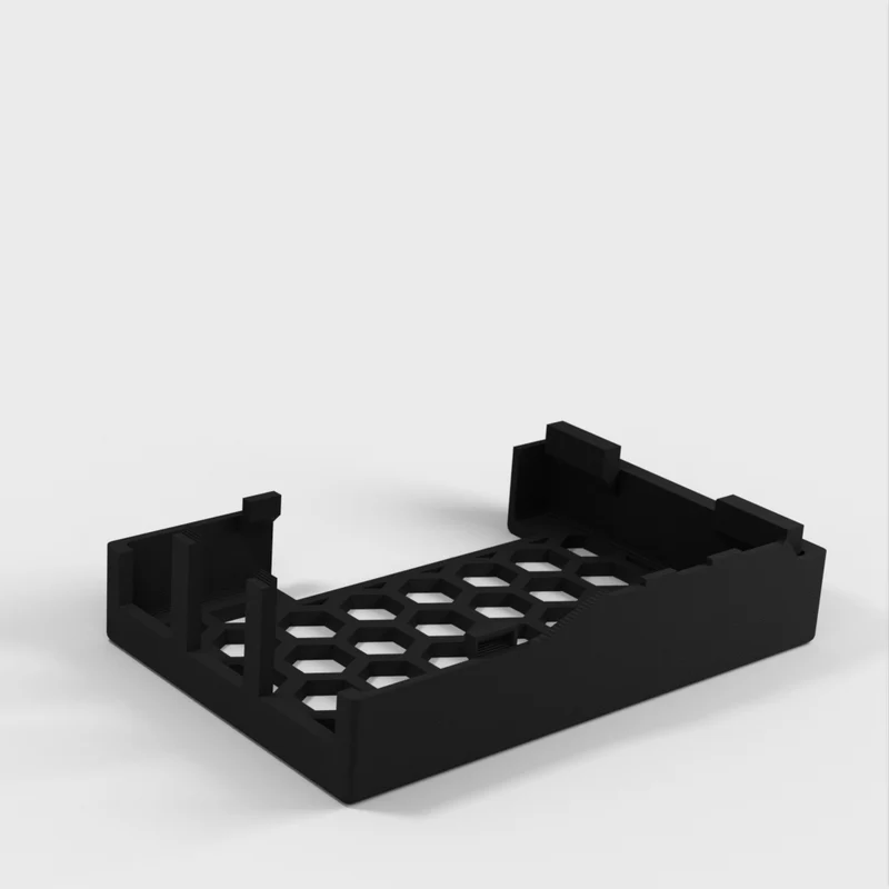 Boîtier pour Raspberry Pi 5 avec broches GPIO et trous de refroidissement