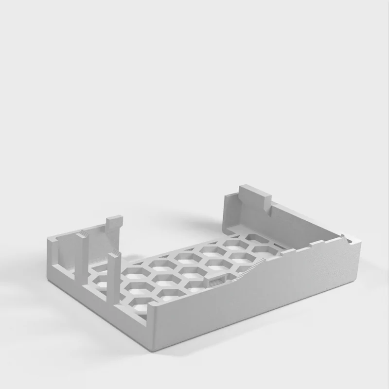 Boîtier pour Raspberry Pi 5 avec broches GPIO et trous de refroidissement