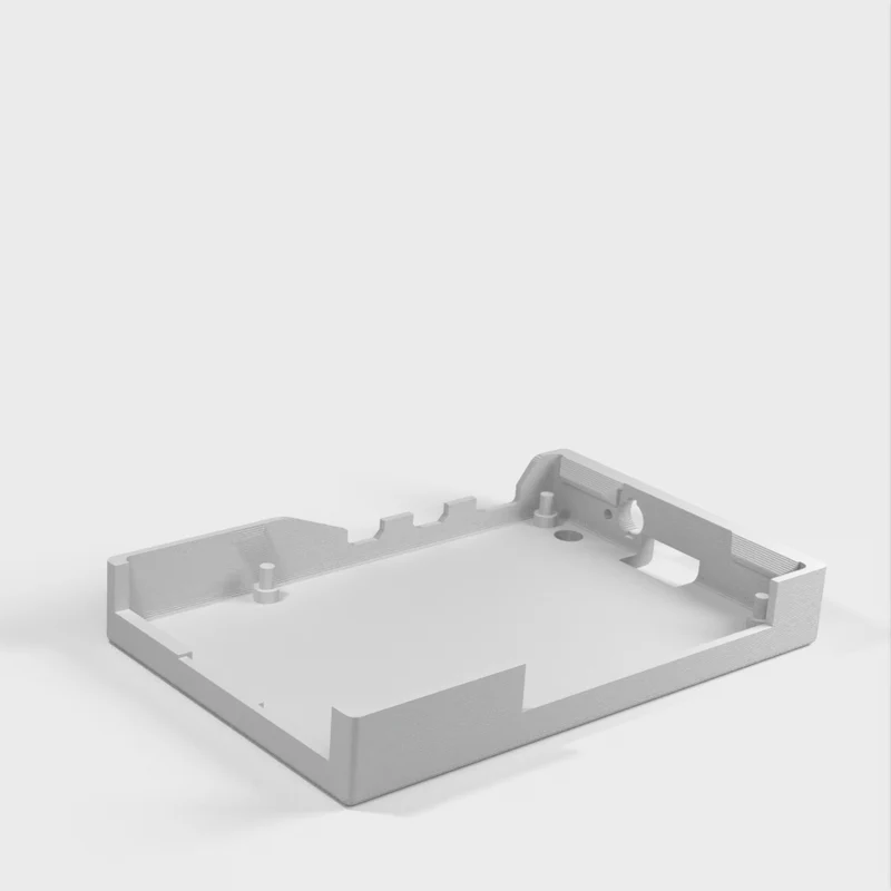 Boîtier pour Raspberry Pi 5 avec broches GPIO et trous de refroidissement